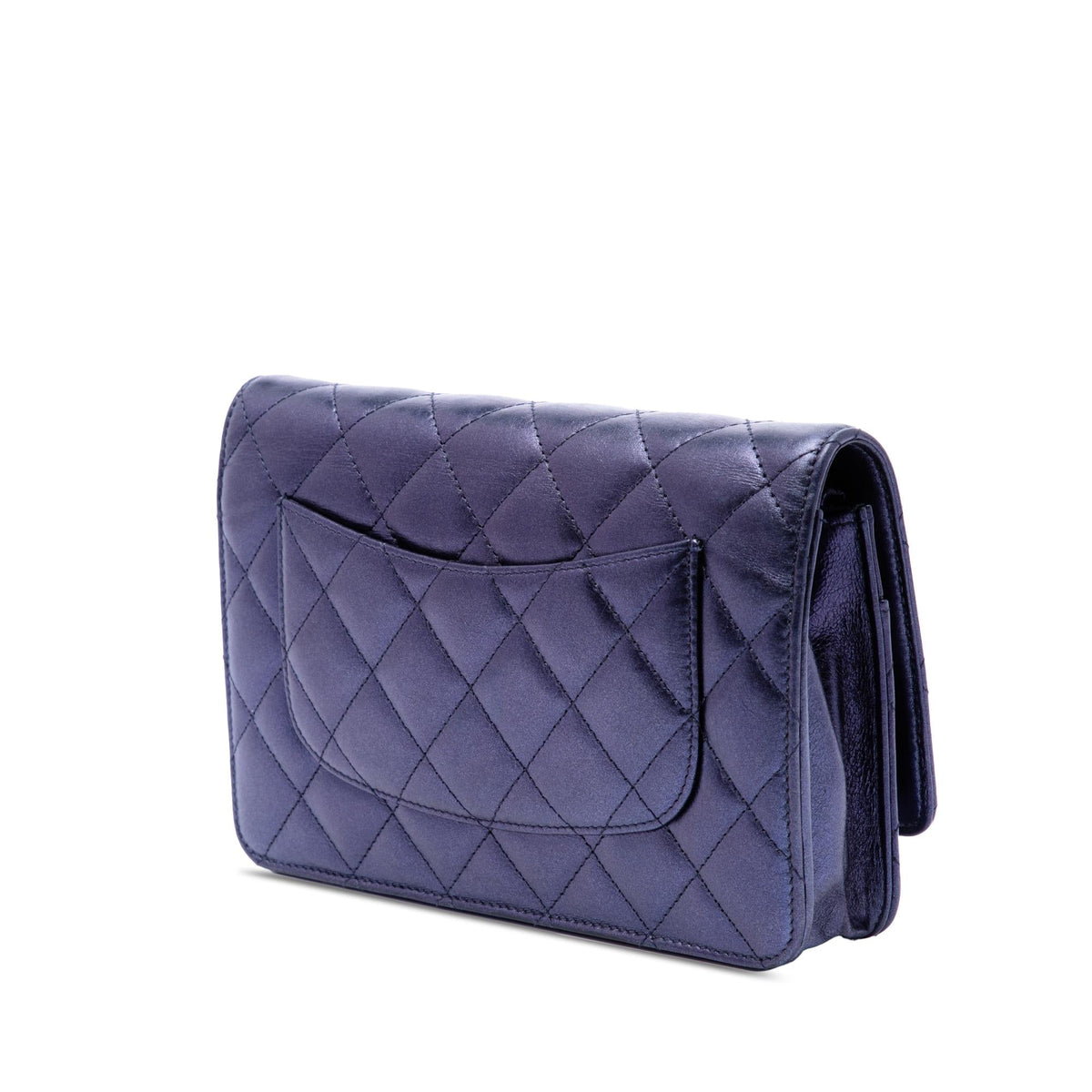 Chanel Quilted Shiny Aged Calfskin Reissue 2.55 Wallet on Chain