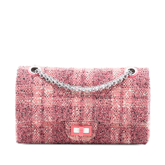 Chanel Quilted Tweed Reissue 2.55 Double Flap 225