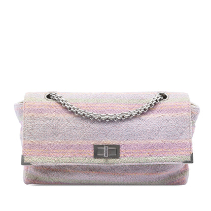 Chanel Quilted Tweed Reissue 2.55 Single Flap 225