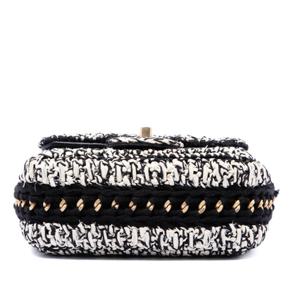 Chanel Raffia Braided with Love Flap