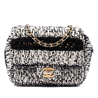 Chanel Raffia Braided with Love Flap