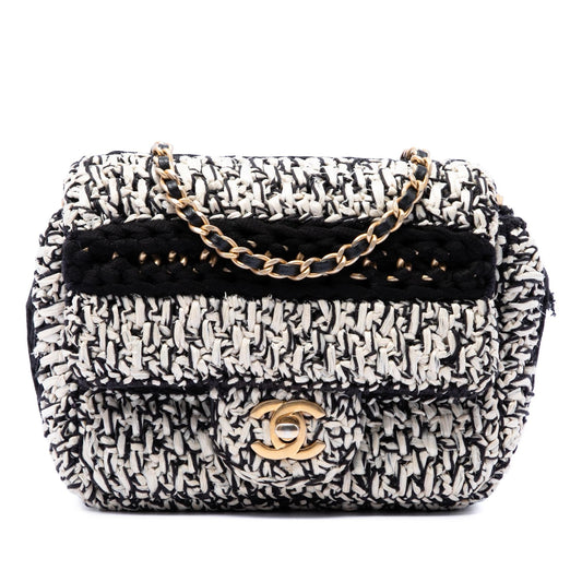 Chanel Raffia Braided with Love Flap