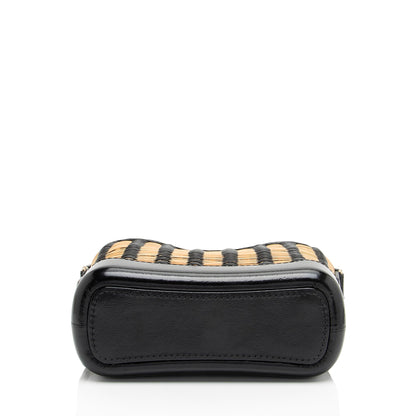 Chanel Rattan Calfskin Gabrielle Small Hobo