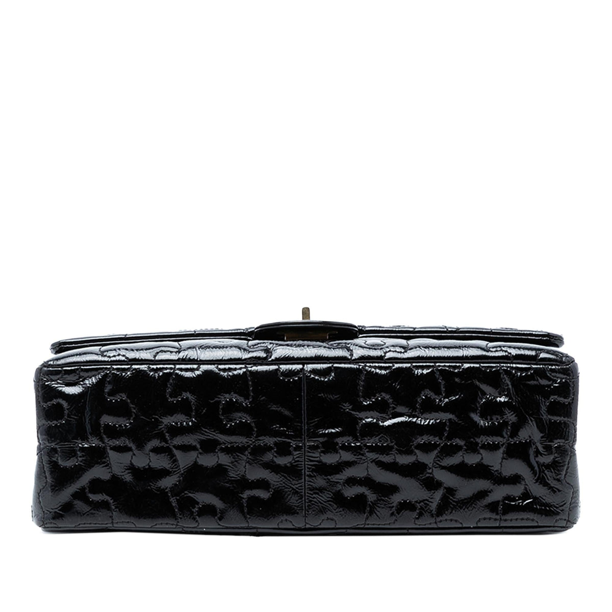 Chanel Reissue 2.55 Crackled Patent Puzzle Double Flap 226