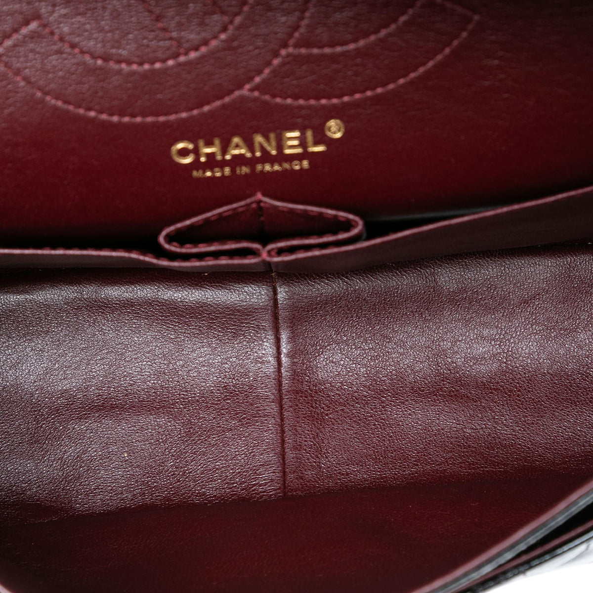 Chanel Reissue 2.55 Crackled Patent Puzzle Double Flap 226