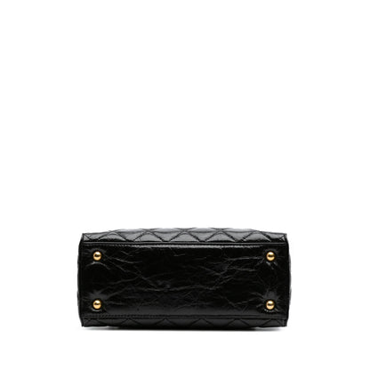 Chanel Reissue 2.55 Glazed Crackled Calfskin Shopping Bag