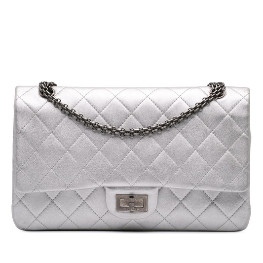 Chanel Reissue 2.55 Metallic Lambskin Double Flap 227