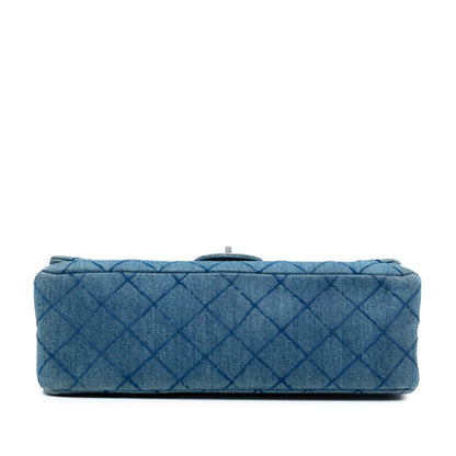 Chanel Reissue 2.55 Quilted Denim Double Flap 226