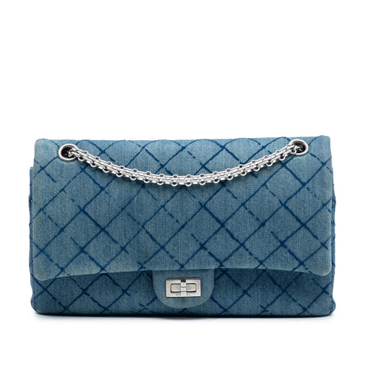 Chanel Reissue 2.55 Quilted Denim Double Flap 226