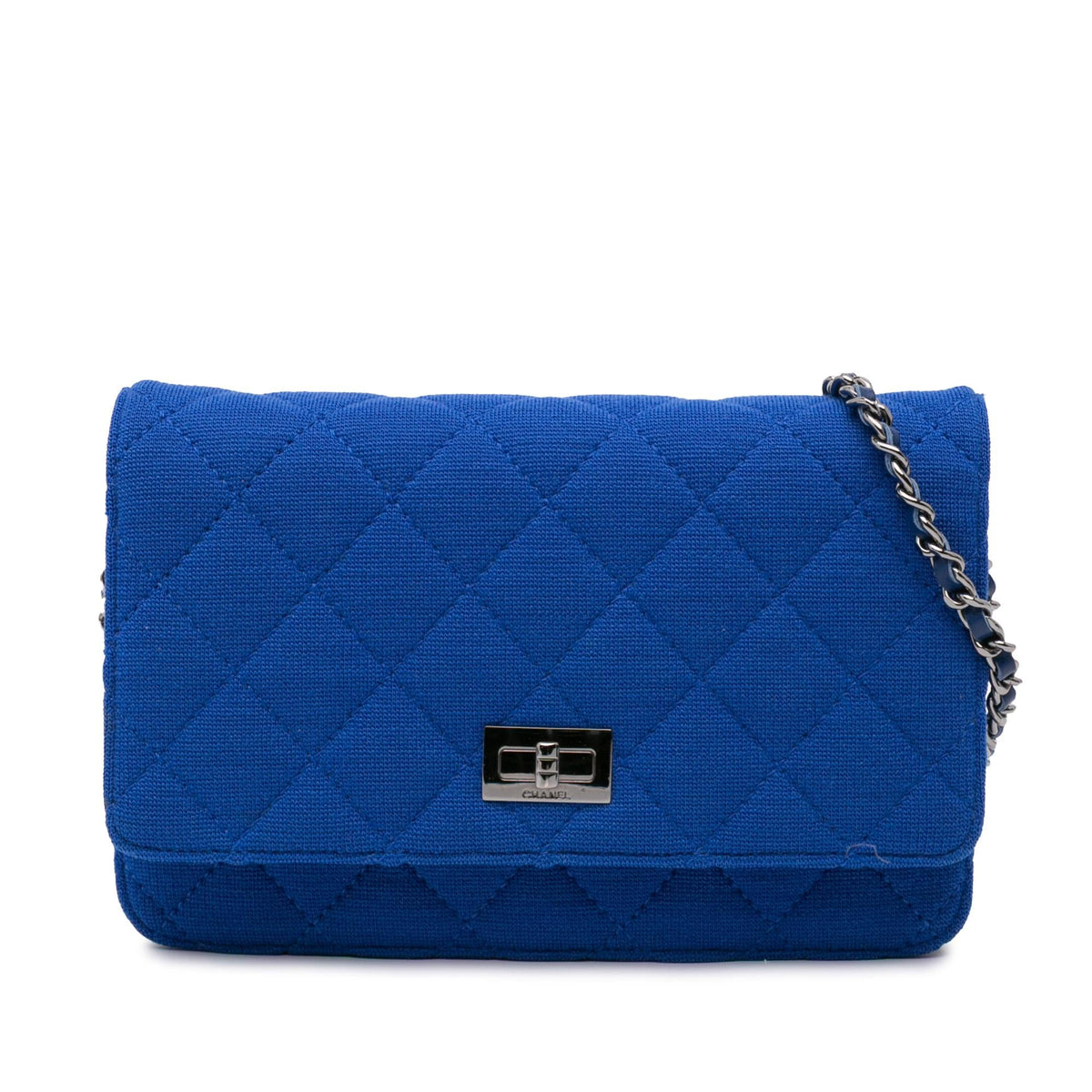 Chanel Reissue 2.55 Quilted Jersey Wallet On Chain