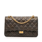 Chanel Reissue 2.55 Quilted Metallic Lambskin Double Flap 226
