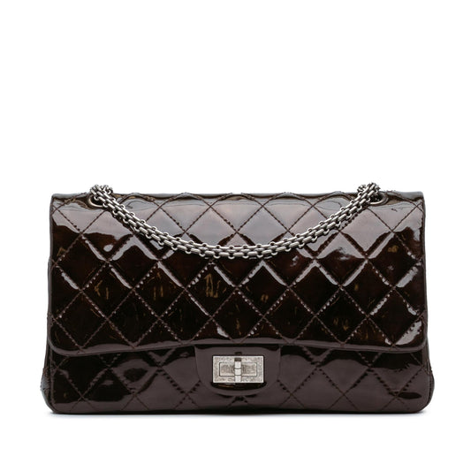 Chanel Reissue 2.55 Quilted Patent Double Flap 227