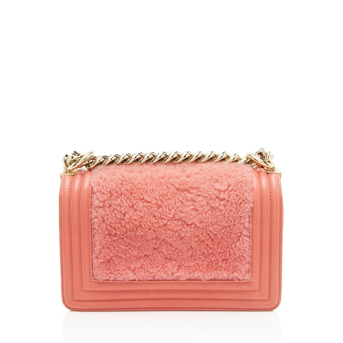 Chanel Shearling Calfskin Small Boy Bag