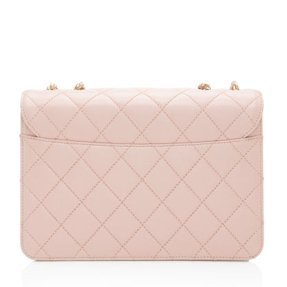 Chanel Sheepskin Beauty Lock Small Flap Bag