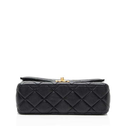 Chanel Shiny Lambskin Diana Mini Flap Bag