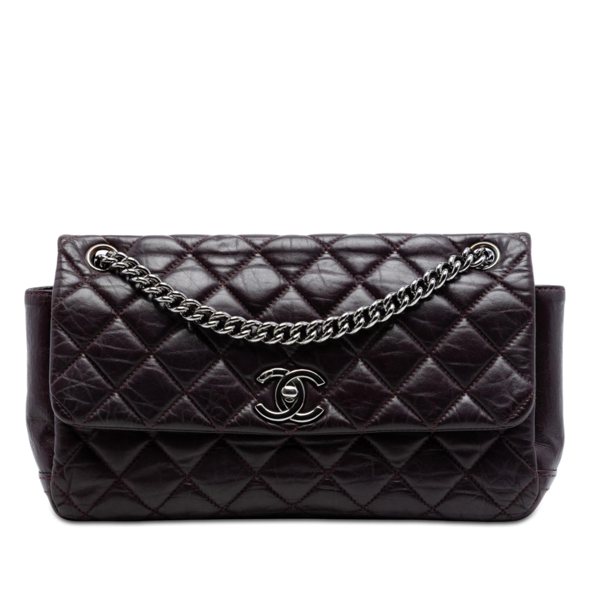 Chanel Small Aged Calfskin Lady Pearly Flap