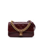 Chanel Small Aged Calfskin Straight Lined Flap