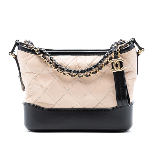 Chanel Small Bicolor Aged Calfskin Gabrielle Crossbody