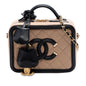 Chanel Small Bicolor Caviar CC Filigree Vanity Case