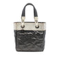 Chanel Small Bicolor Quilted Coated Canvas Paris Biarritz Tote