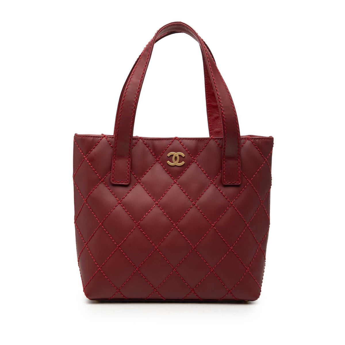 Chanel Small CC Calfskin Surpique Tote