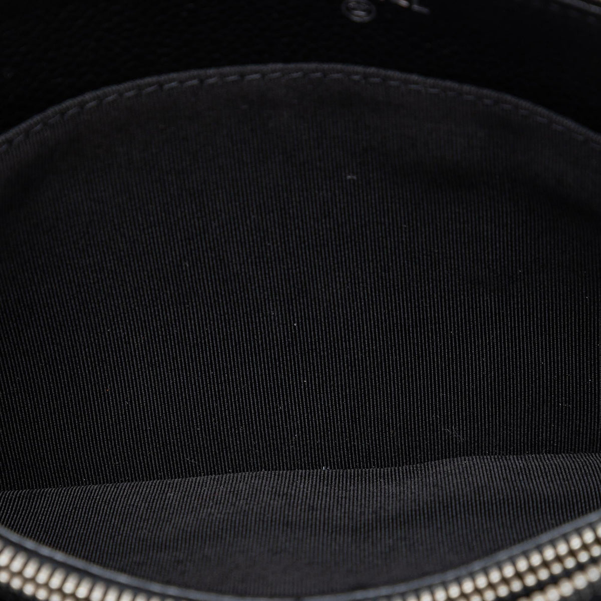 Chanel Small CC Quilted Caviar Zip Pouch