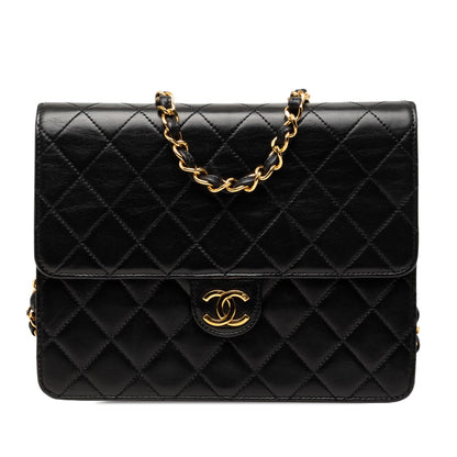 Chanel Small CC Quilted Lambskin Single Flap