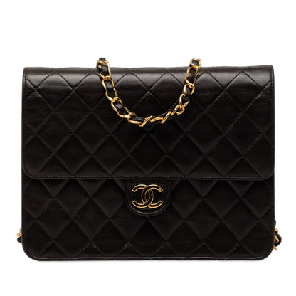 Chanel Small CC Quilted Lambskin Single Flap