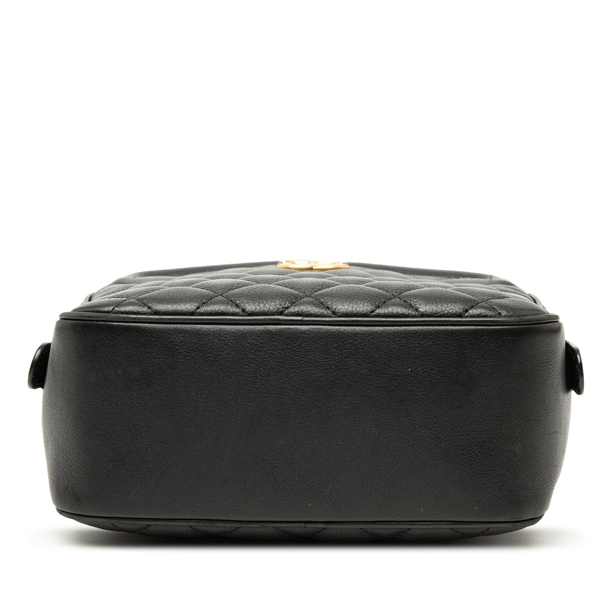 Chanel Small CC Quilted Lambskin Top Handle Vanity Case with Chain
