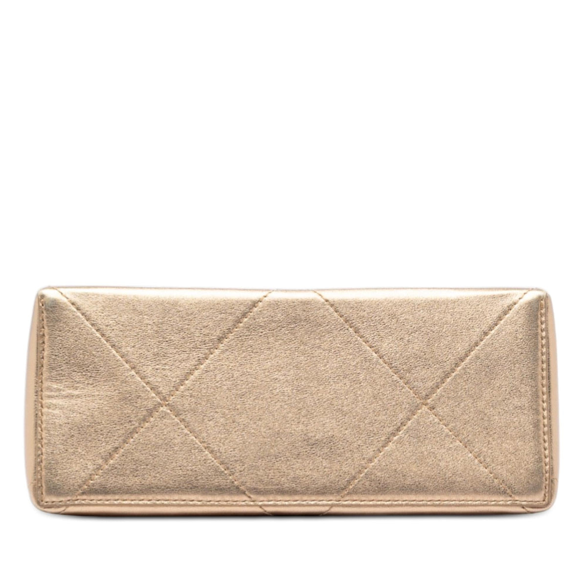 Chanel Small Calfskin Kiss Lock Frame Bag