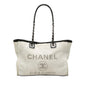 Chanel Small Canvas Deauville Tote