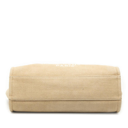Chanel Small Canvas Deauville Tote