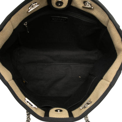 Chanel Small Canvas Deauville Tote