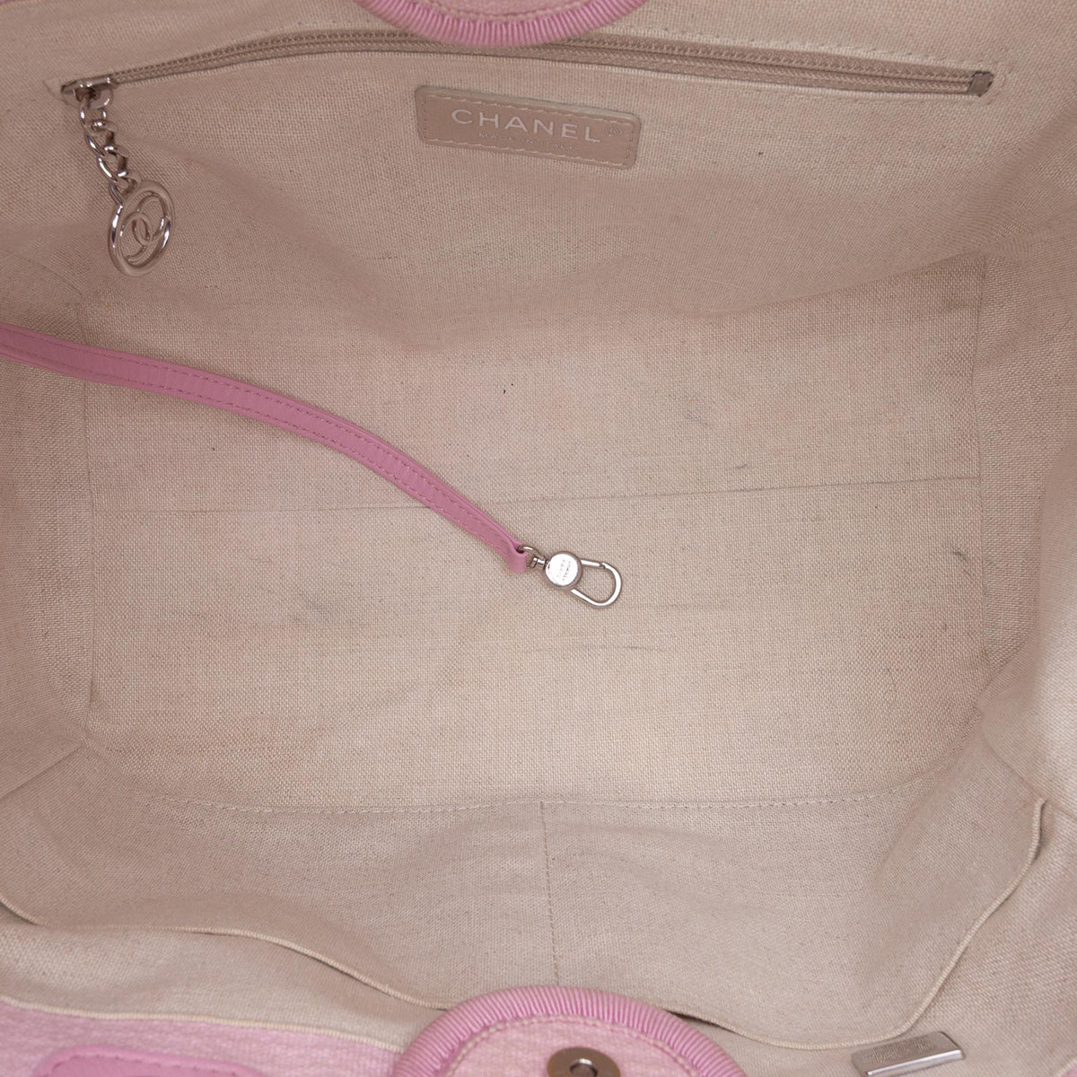 Chanel Small Canvas Deauville Tote