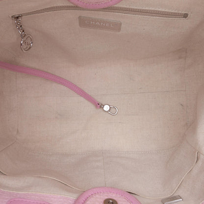 Chanel Small Canvas Deauville Tote
