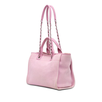 Chanel Small Canvas Deauville Tote
