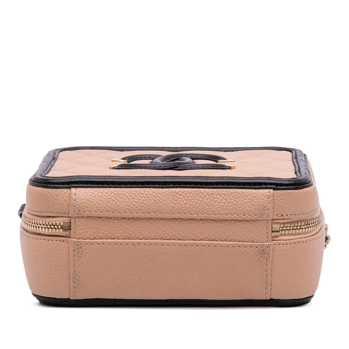 Chanel Small Caviar CC Filigree Vanity Case