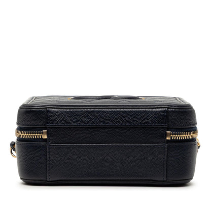 Chanel Small Caviar CC Filigree Vanity Case
