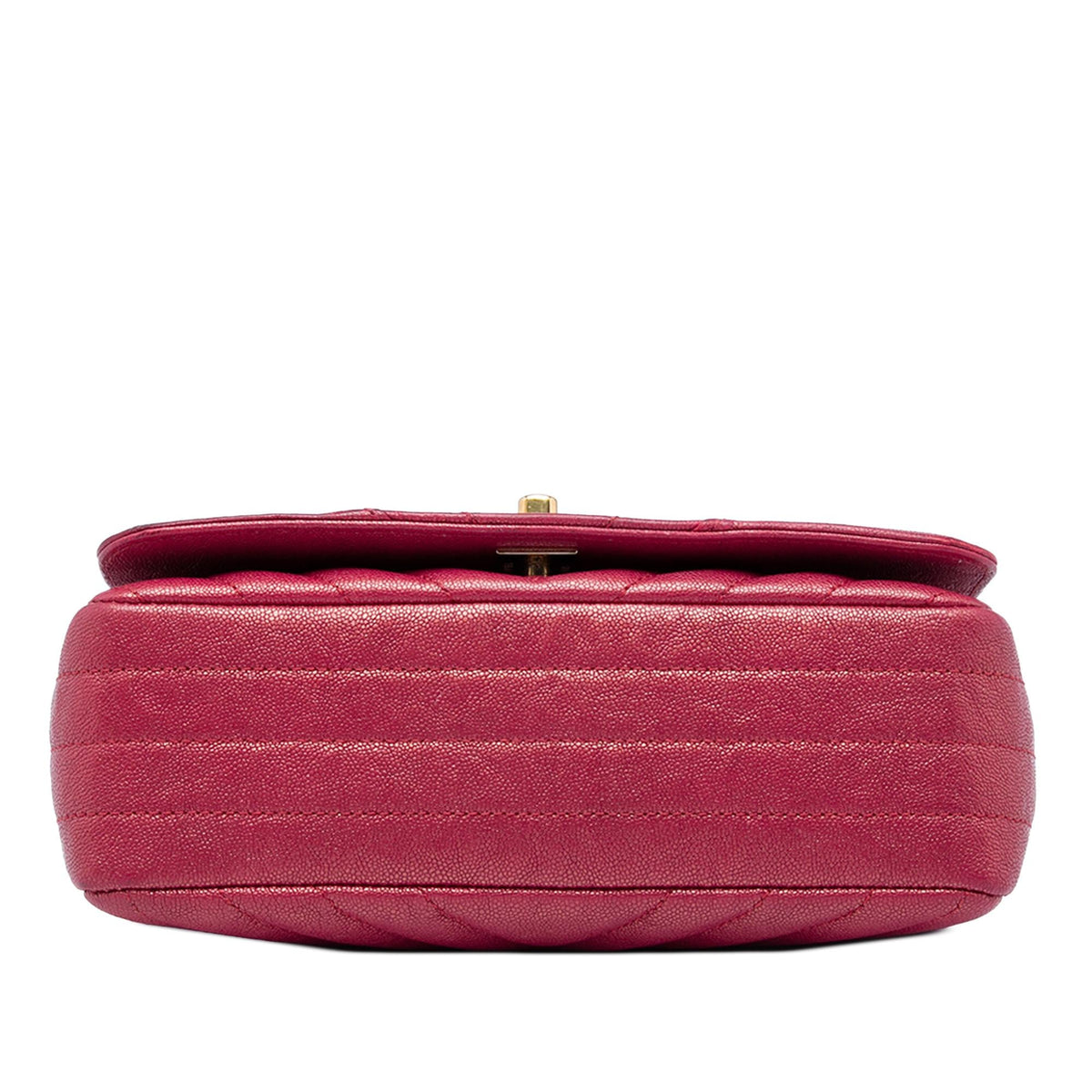 Chanel Small Chevron Iridescent Caviar Statement Flap