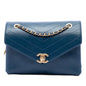 Chanel Small Chevron Lambskin Stitched Envelope Flap