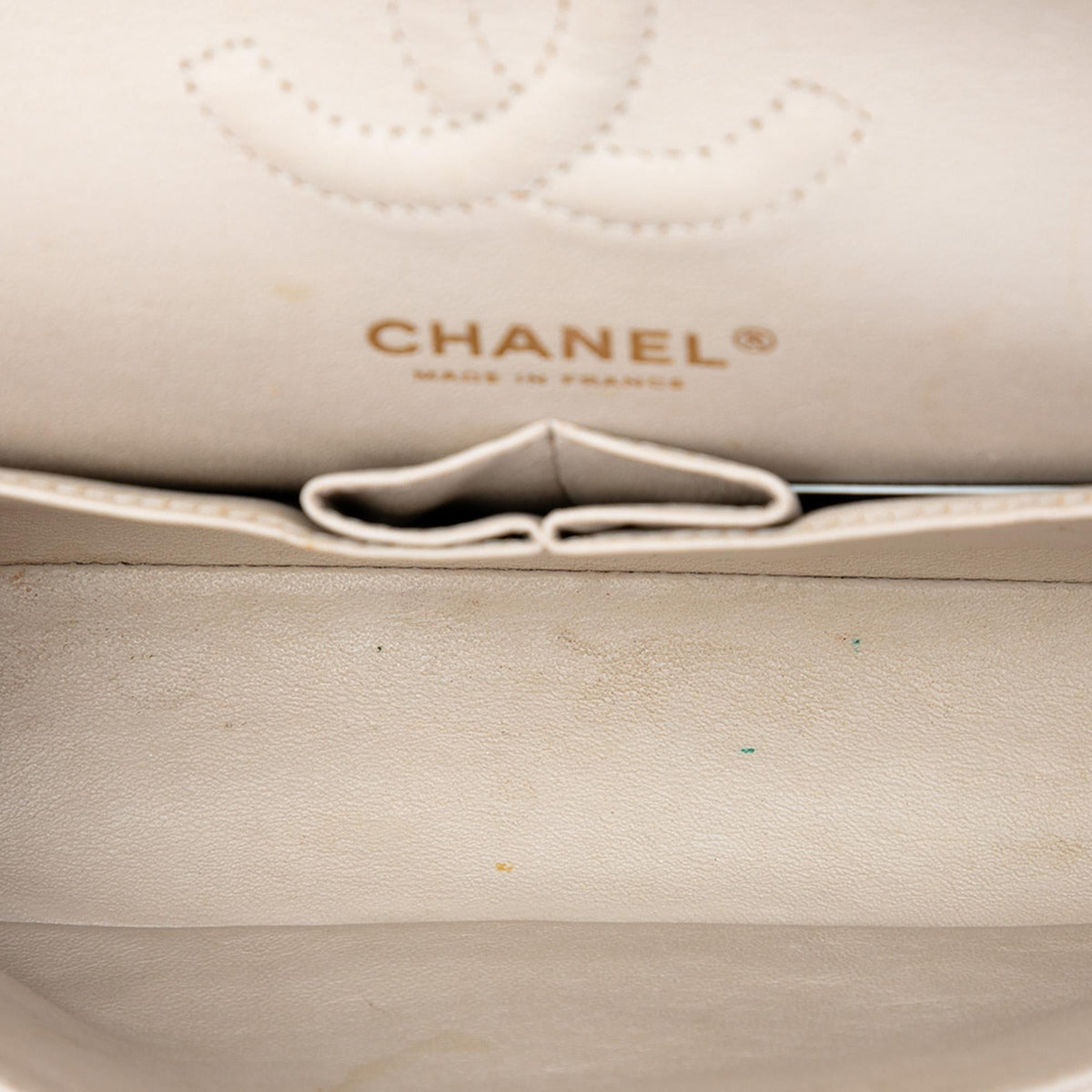 Chanel Small Classic Chevron Caviar Double Flap