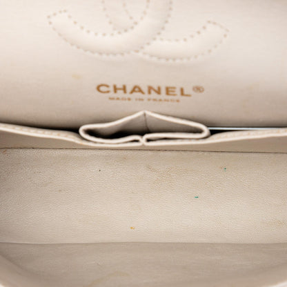 Chanel Small Classic Chevron Caviar Double Flap