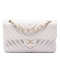 Chanel Small Classic Chevron Caviar Double Flap