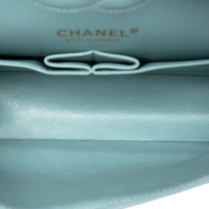 Chanel Small Classic Chevron Lambskin Double Flap