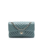 Chanel Small Classic Chevron Lambskin Double Flap