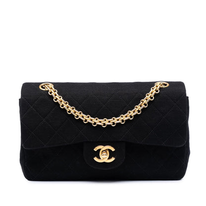 Chanel Small Classic Jersey Double Flap