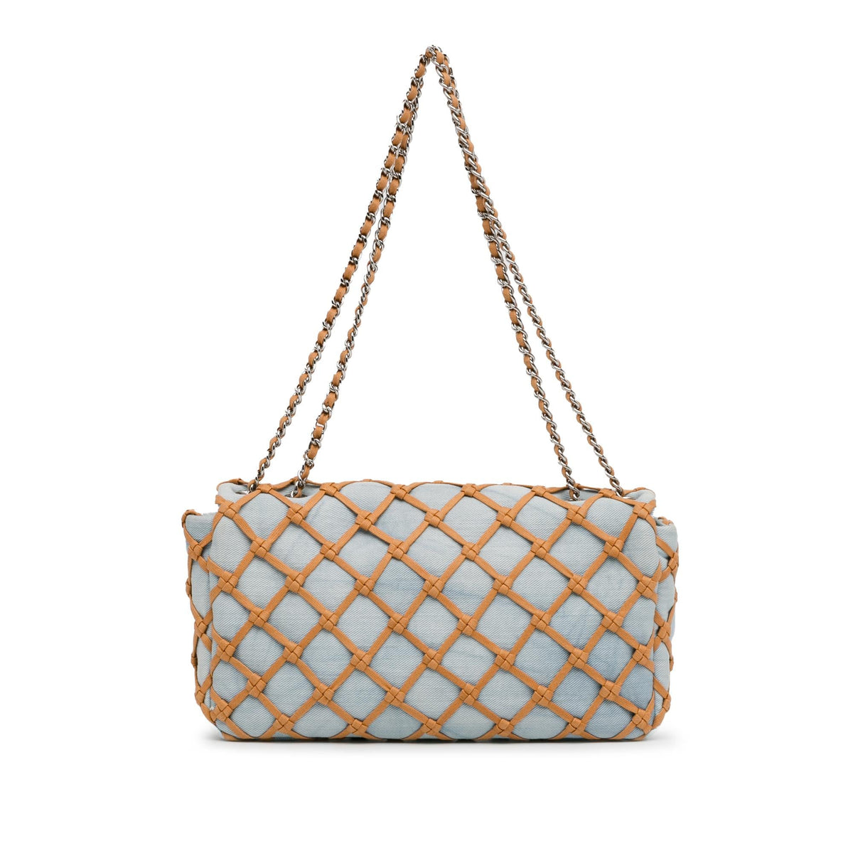 Chanel Small Denim Canebiers Net Flap