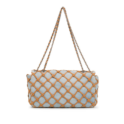 Chanel Small Denim Canebiers Net Flap