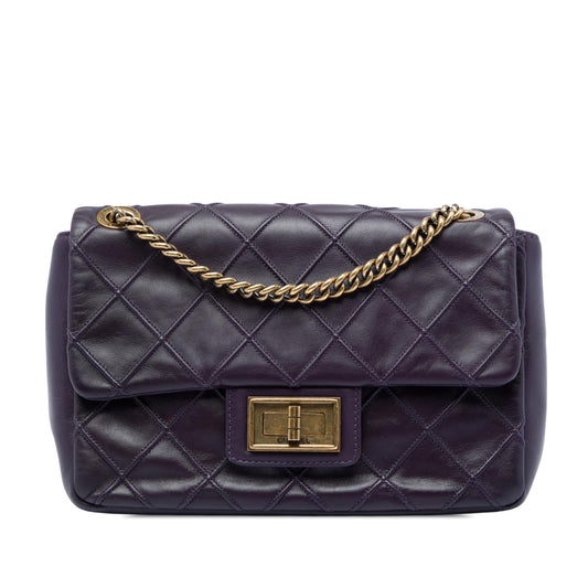 Chanel Small Diamond Debossed Calfskin Reissue 2.55 Cosmos Flap