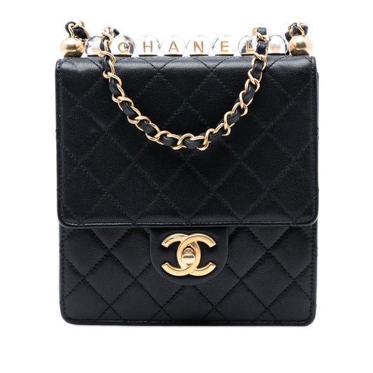 Chanel Small Goatskin Chic Pearls Flap